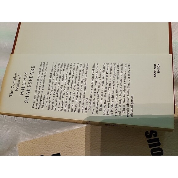 The Complete Works Of WILLIAM SHAKESPEARE Volumes 1 & 2 Set,  Book Club. Ed. - Picture 8 of 9